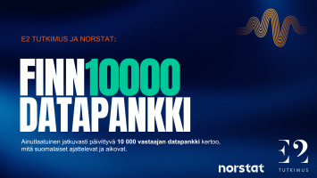 Ainutlaatuinen jatkuvasti päivittyvä 10 000 vastaajan datapankki kertoo, mitä suomalaiset ajattelevat ja aikovat