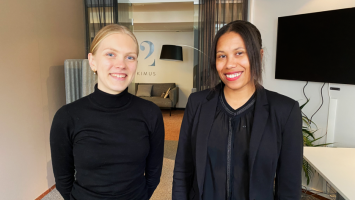 Kaksi harjoittelijaa mukana vahvistamassa E2 Tutkimuksen tiimiä