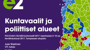 Kuntavaalit ja poliittiset alueet