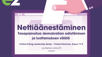 Nettiäänestäminen – tasapainoilua demokratian edistämisen ja luottamuksen välillä